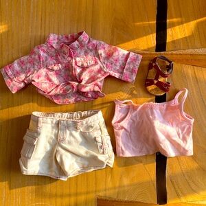 American Girl Nicki’s Tie Top Outfit